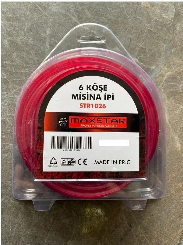 TIRPAN MİSİNASI 3,5 MM x 40 MT 6 KÖŞE